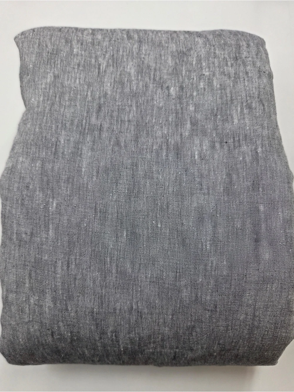 QUINCE European Linen Duvet Cover King/Cal King Charcoal Chambray 7952